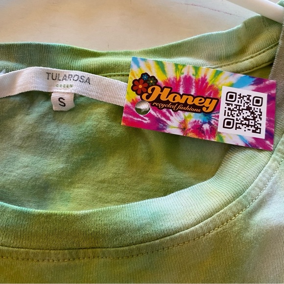 Revolve Tularosa Tie Dye Crop Top Tee Womens Size Small Organic Cotton Tshirt - Picture 5 of 8